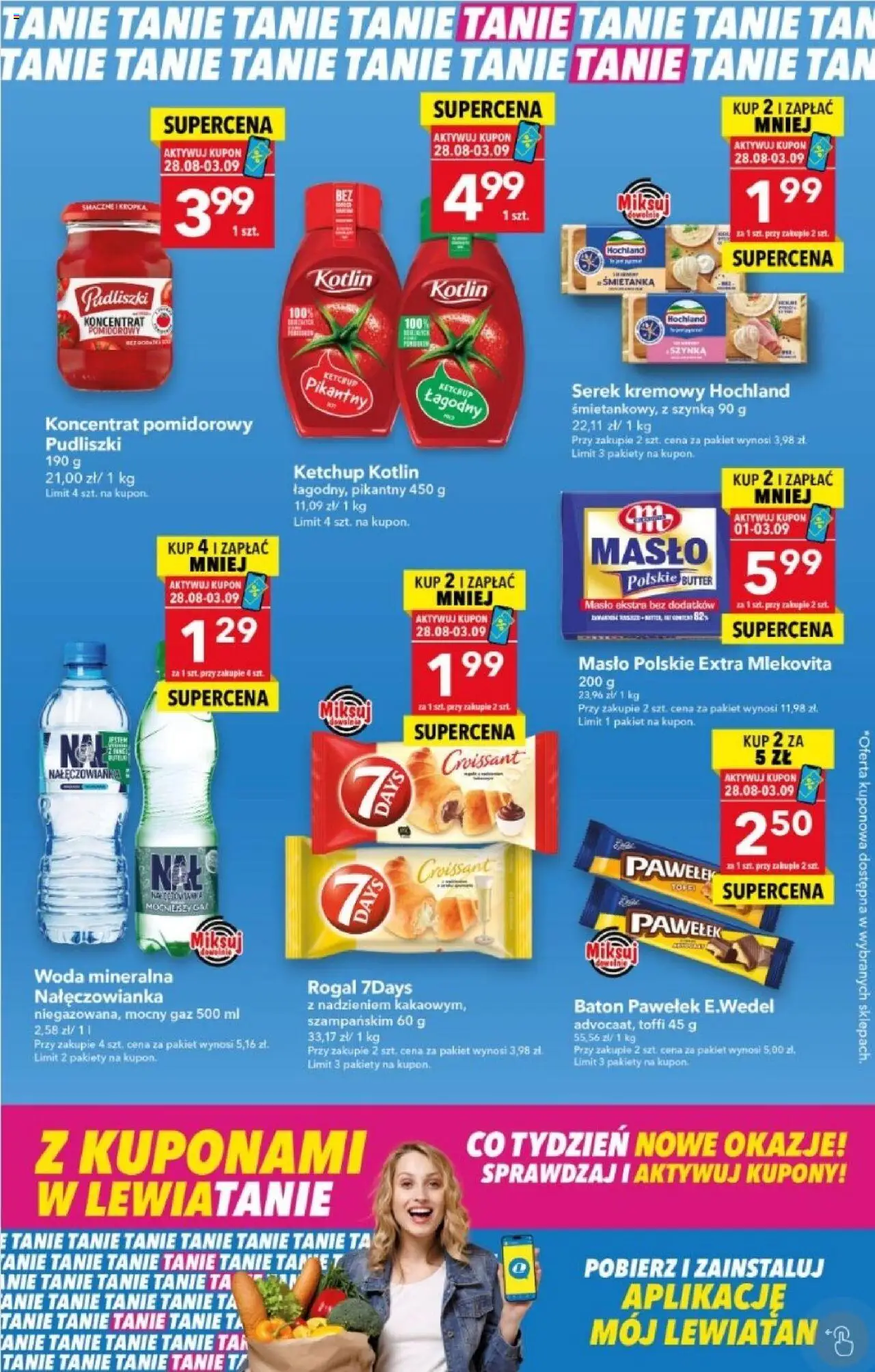 Lewiatan gazetka od 28.08.2025 - Promocje "Z Kuponami w Lewiatanie" - Numer strony 1