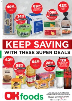 Preview of OK Foods flyer valid from 13/08/2025