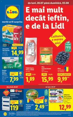 Previzualizarea de cataloage: Lidl Catalog nou valabil de la 28.07.2025