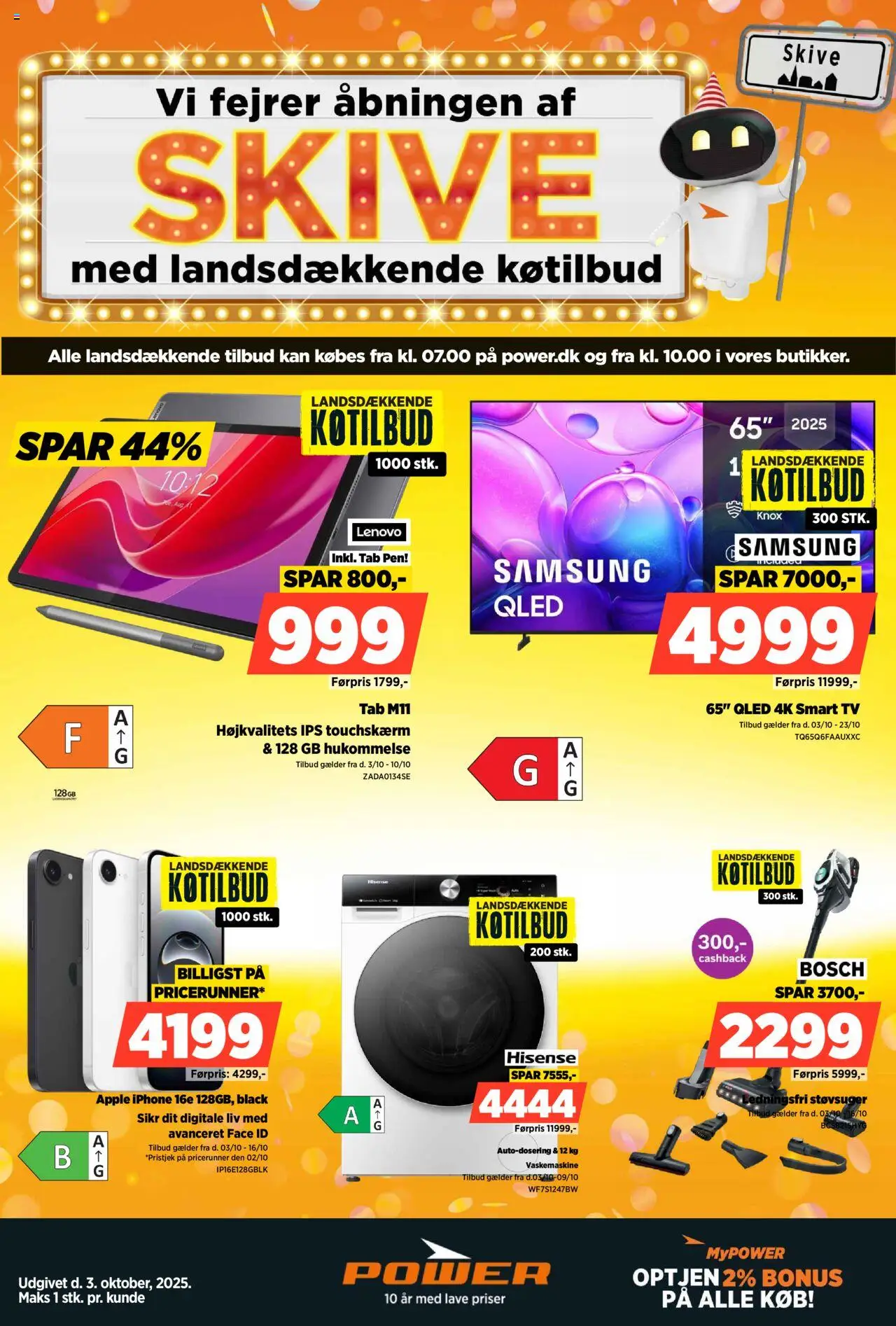 Power tilbudsavis gyldig fra 03/10/2025 - side 1
