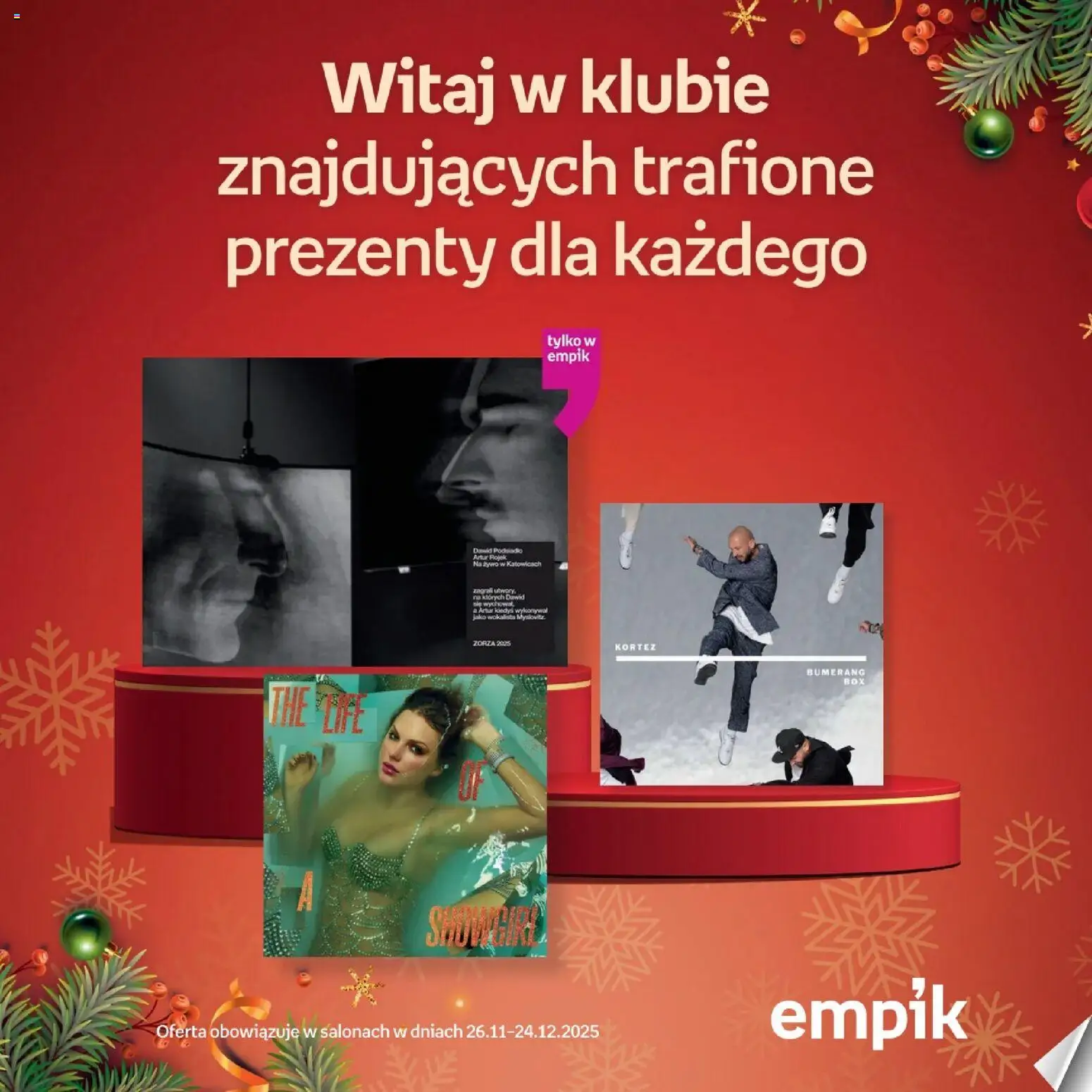 Pogląd gazetki "Xmas - Muzyka" ze sklepu Empik ważnej od 26.11.2025