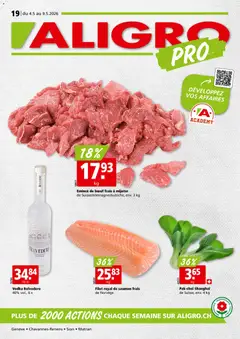 Vorschau des Merkblatts Aligro aktionen Chavannes, Matran, Genève, Sion vom Shop Aligro gültig von 04.05.2026 bis 09.05.2026