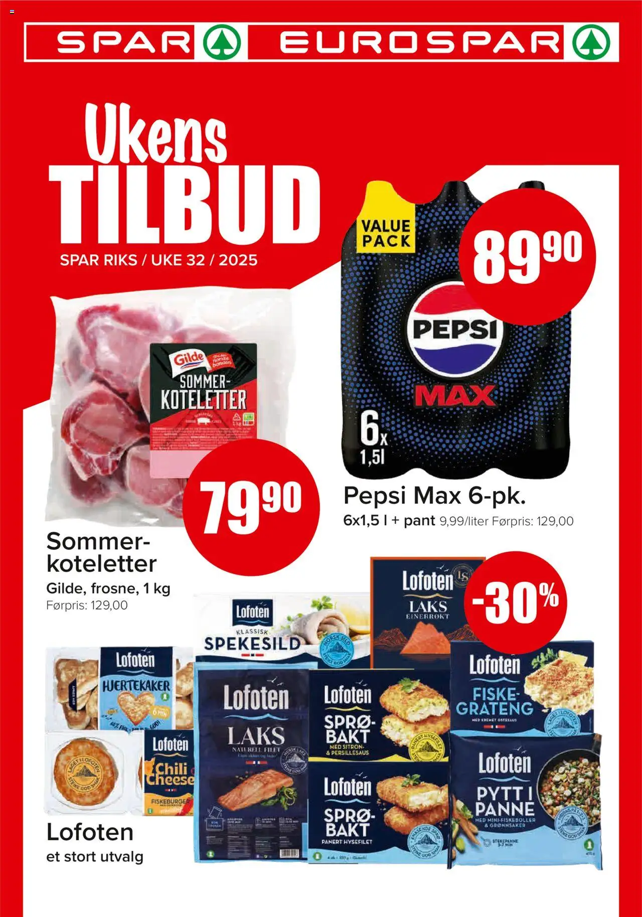 Kundeavis Spar gyldig fra 04/08/2025 - Sidenummer 1