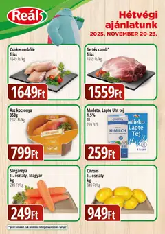 Reál - Bevásárló hétvége - Kelet Magyarország megtekintése, amely érvényes 2025.11.20.-től