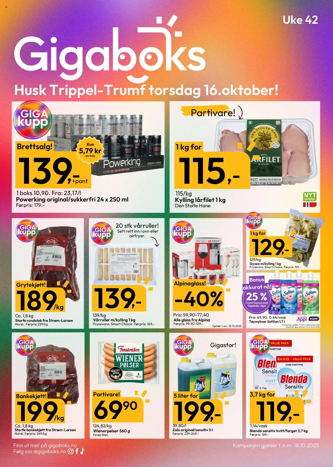 Kundeavis Gigaboks gyldig fra 13/10/2025 - Sidenummer 1