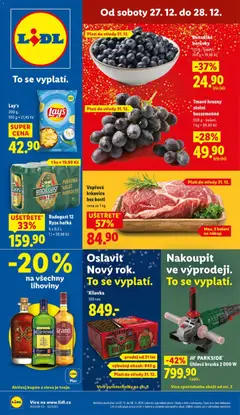 Náhled nabídky: Lidl Leták platný od 27.12.2025