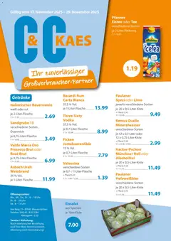 Vorschau von dem Prospekt des Geschäftes C&C, gültig ab dem 17.11.2025