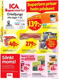 Förhandsgranska reklamblad Örkelljunga från butik ICA Supermarket gäller från 30/03/2026