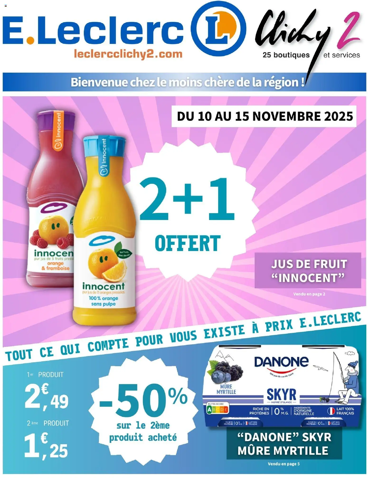 Prévisualisation de Tout ce qui compte pour vous du magasin E.Leclerc formulaire valide 10/11/2025