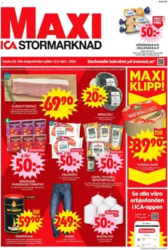 Förhandsgranska reklamblad Enköping från butik ICA Maxi gäller från 12/01/2026