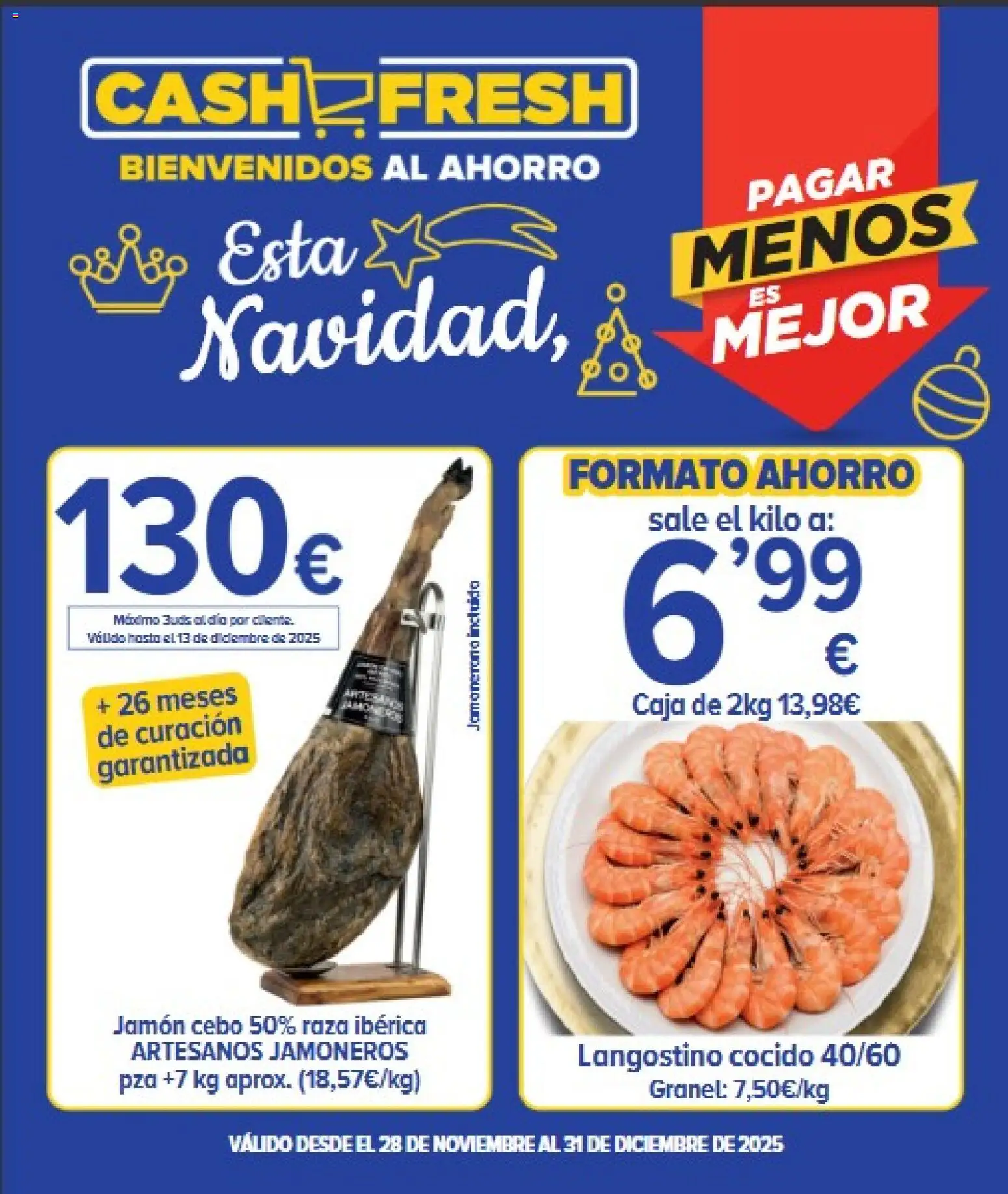 Vista previa del folleto de la tienda Cash Fresh válido desde el 28/11/2025 