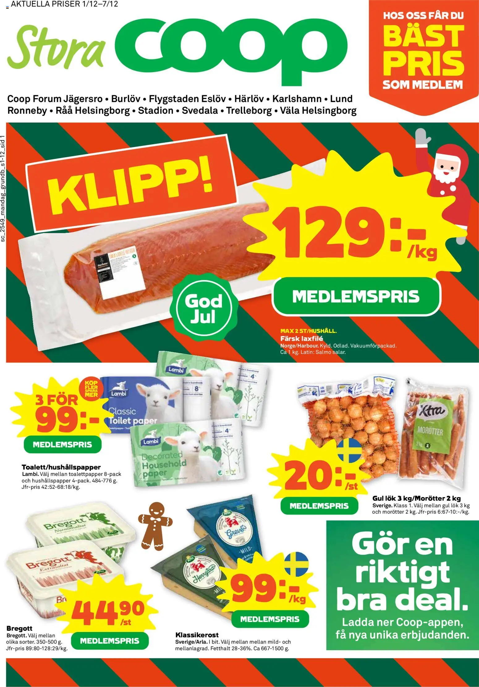 Förhandsgranska reklamblad Helsingborg från butik Stora Coop gäller från 01/12/2025