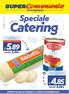 Anteprima dell'opuscolo Volantino Catering Enna, Misterbianco dal negozio SuperConveniente valido da 05/12/2025