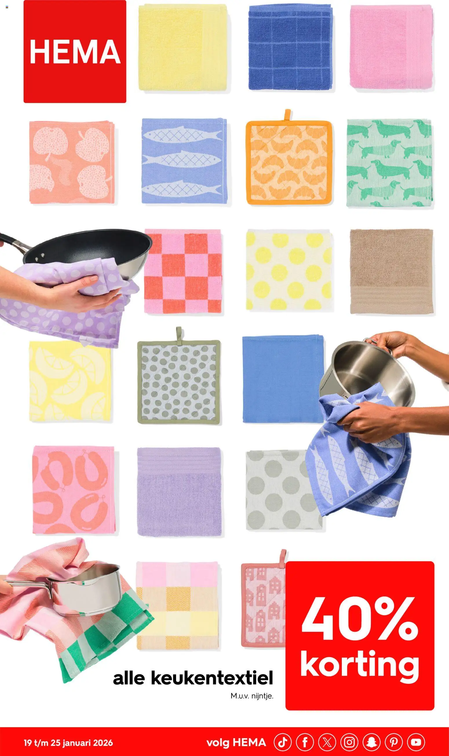 Voorbeeld van Folder / Publicité van winkel Hema geldig vanaf 19/01/2026