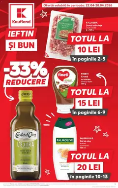 Previzualizarea de cataloage: Kaufland Kaufland Sfântu Gheorghe valabil de la 22.04.2026