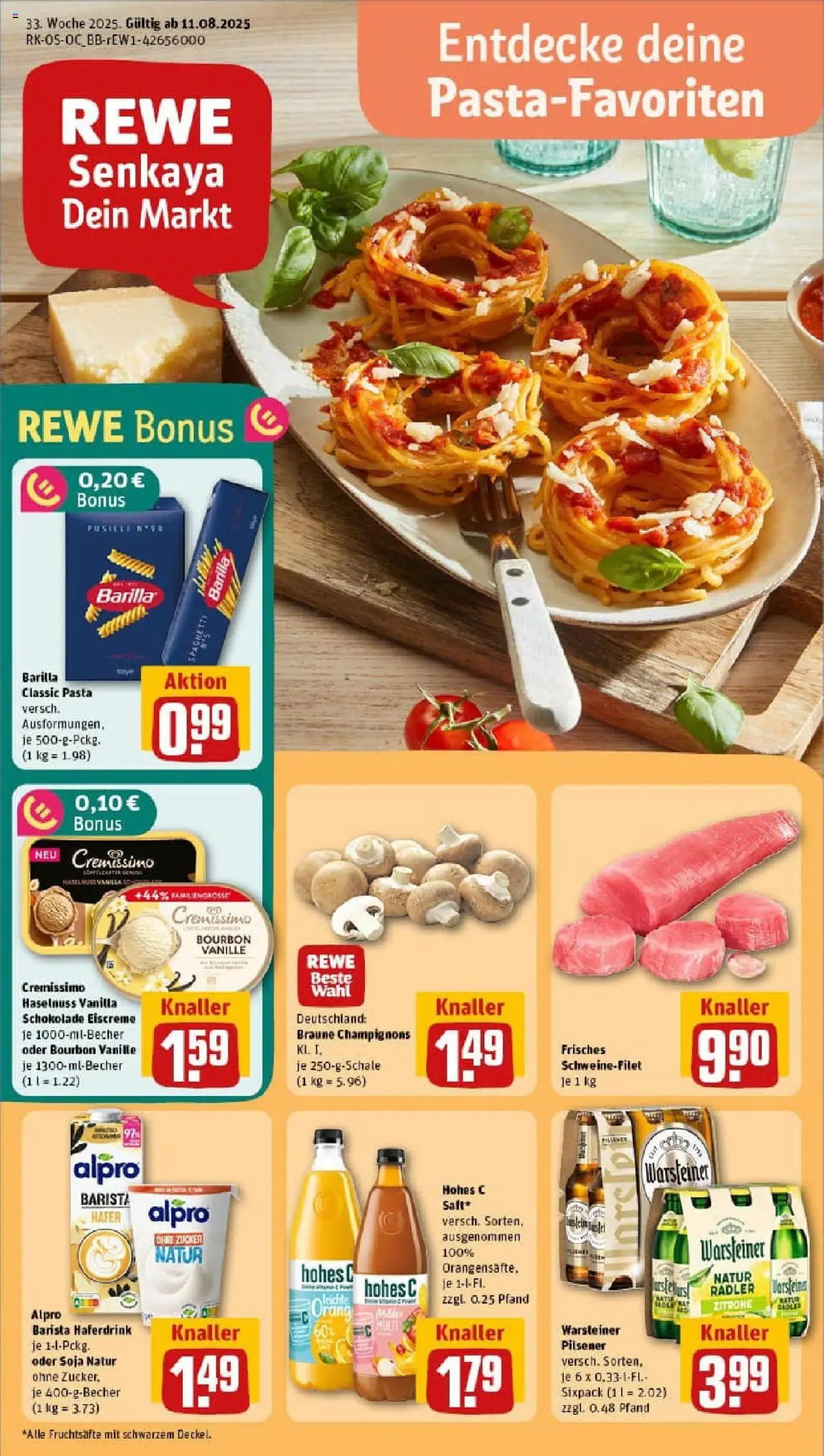 REWE Prospekt ab 11.08.2025 nächste Woche - Prospekt Berlin / Hansaviertel	