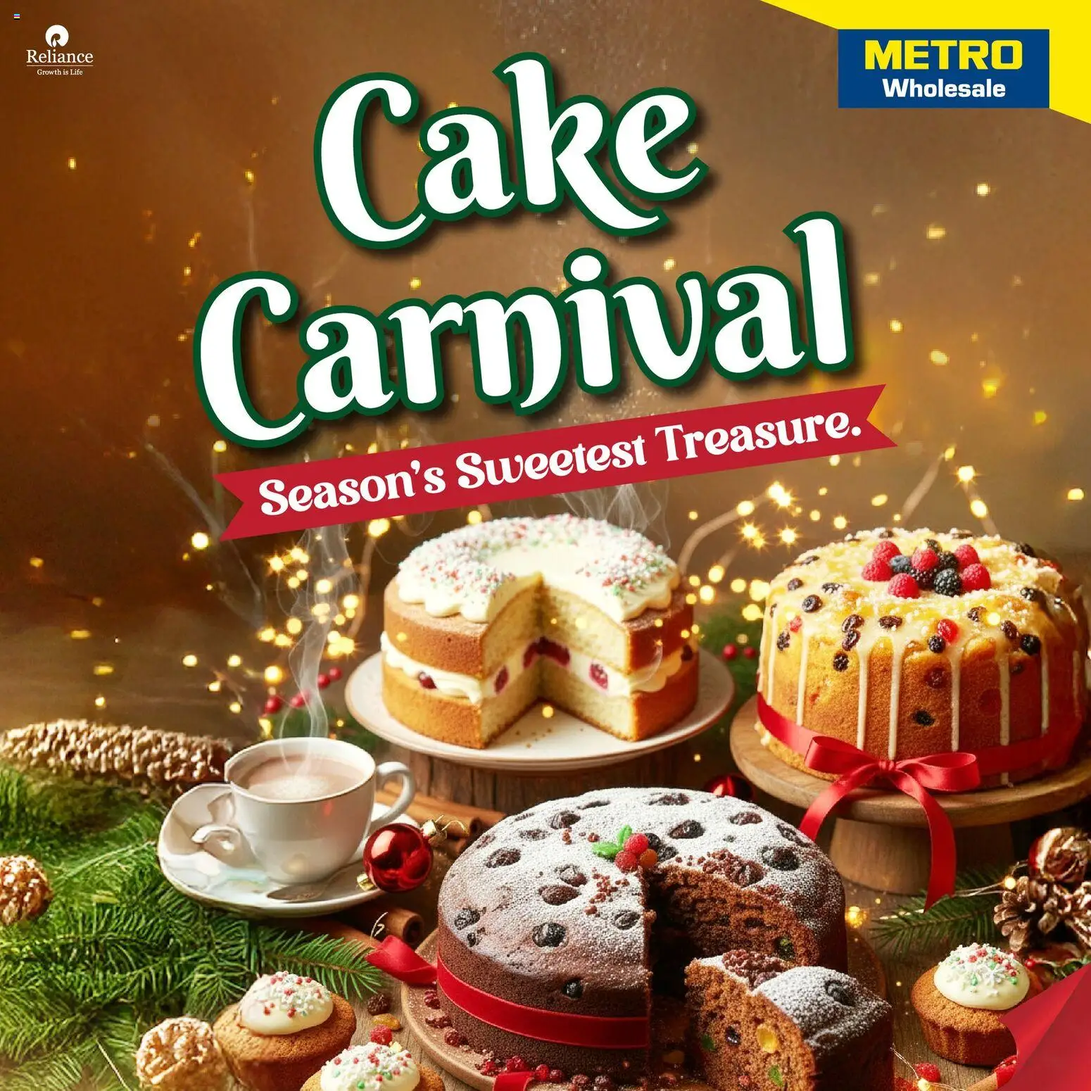 Preview of leaflet Cake carnival from store Metro is valid from 18/12/2025