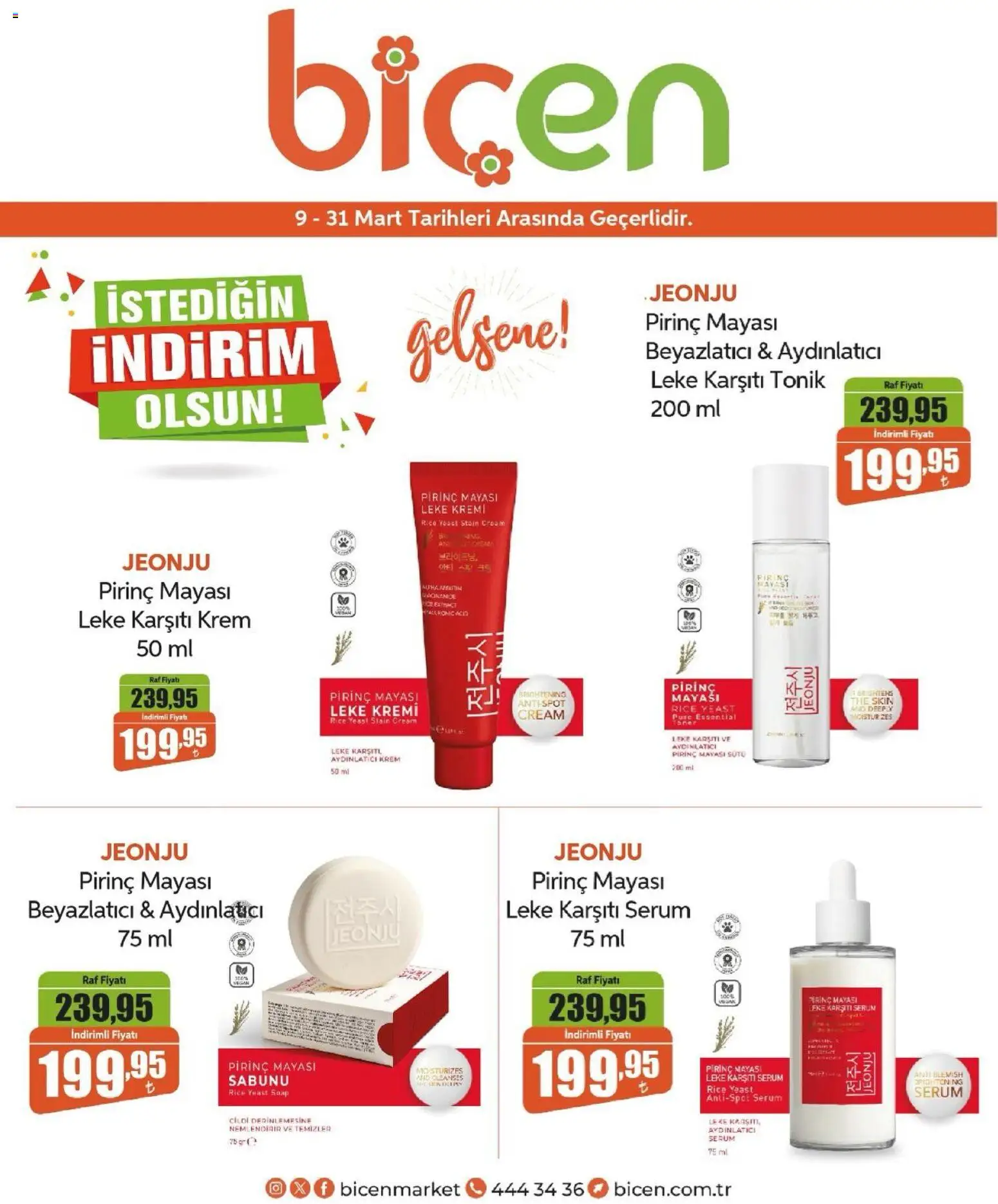 Biçen Market Biçen Market İndirim 09.03.2026 - Broşürünün önizlemesi - Raf, Pirinç, Krem