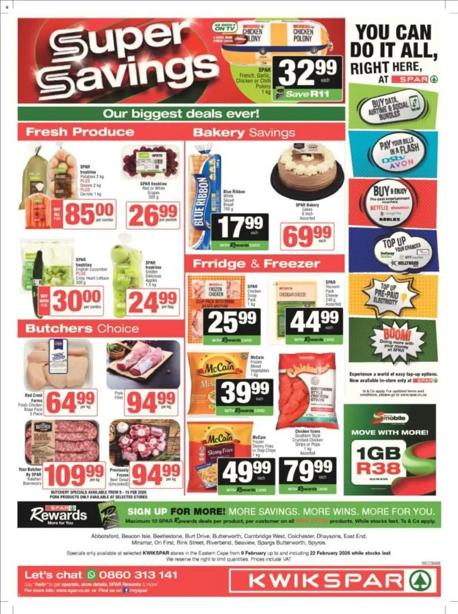 Preview of KWIKSPAR flyer valid from 09/02/2026