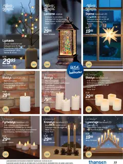 Eksempel på tilbudsavis Tilbudsavis fra butik Thansen gyldig fra 29/10/2025 | Side: 33