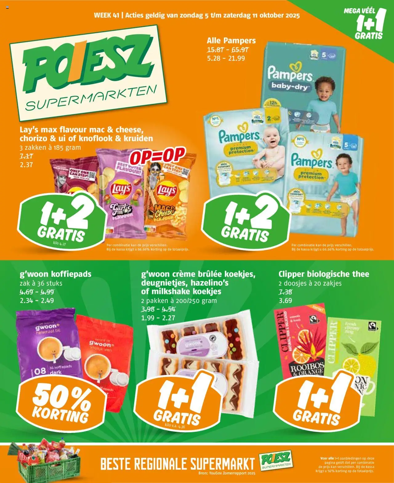 Poiesz shop Folder week 41 geldig vanaf 05-10-2025 - Paginanummer 1