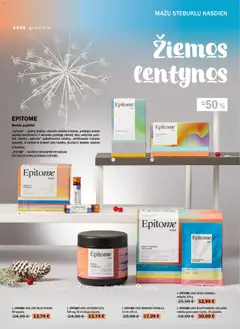 Gintarinė parduotuvės leidinio Leidinys - Žiemos lentynos galiojančio nuo 2025.12.01 peržiūra