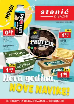 Pregled letka Katalog trgovine Stanić Diskont vrijedi od 08.01.2026