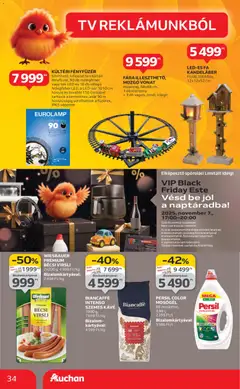 Auchan - Akciós újság Auchan megtekintése, amely érvényes 2025.10.30.-től | Oldal: 34