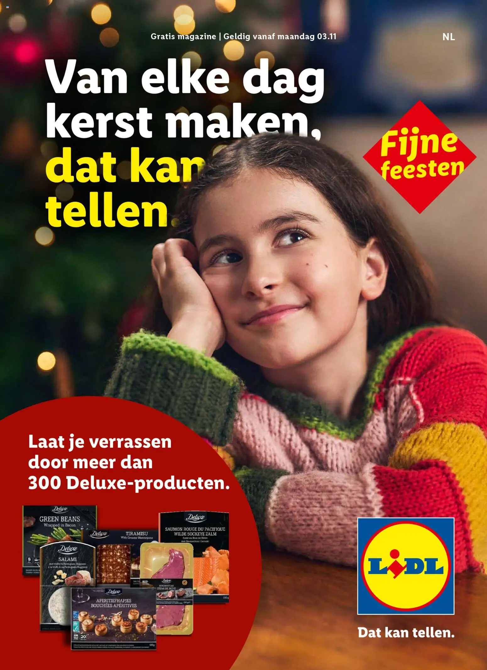 Voorbeeld van Kerstmagazine van winkel Lidl geldig vanaf 03/11/2025