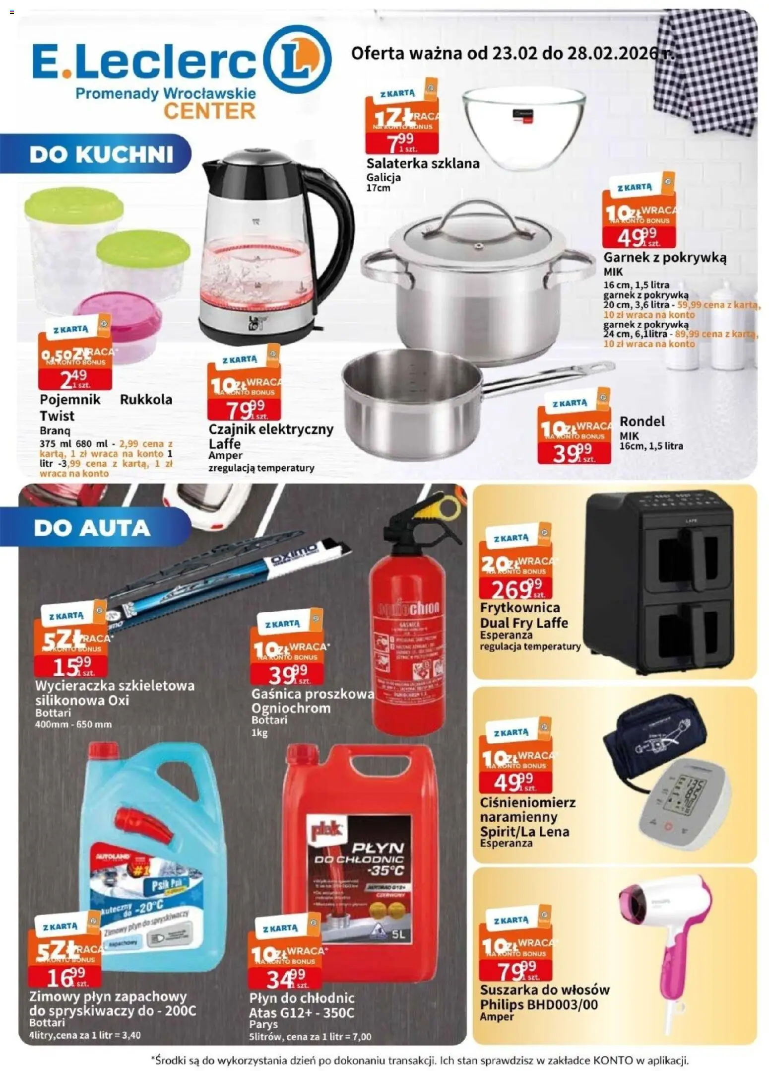 Pogląd gazetki "Wrocław" ze sklepu E.Leclerc ważnej od 23.02.2026