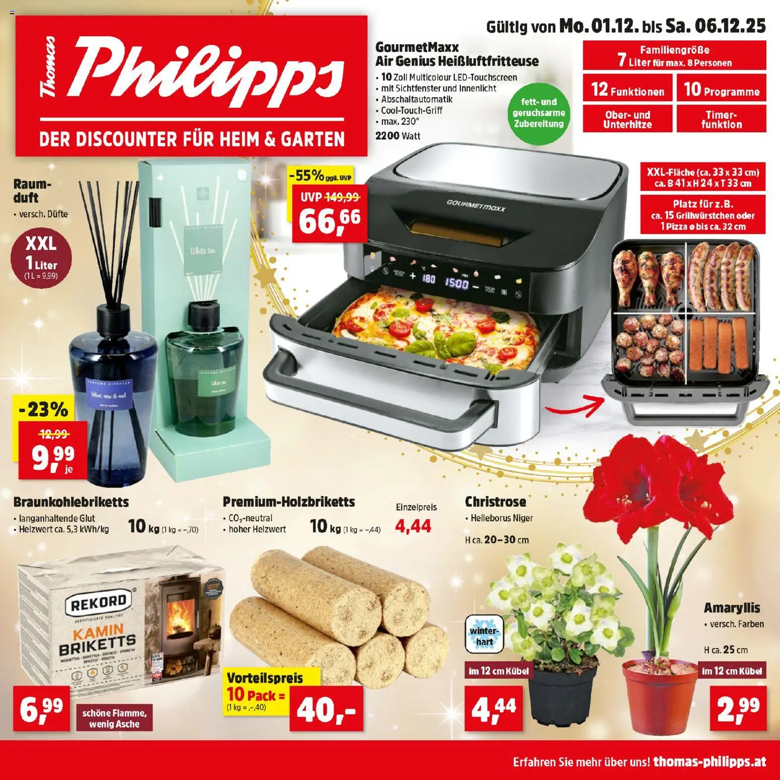 Vorschau der Angebote: Thomas Philipps Flugblatt gültig ab 01.12.2025 - Pizza, Duft