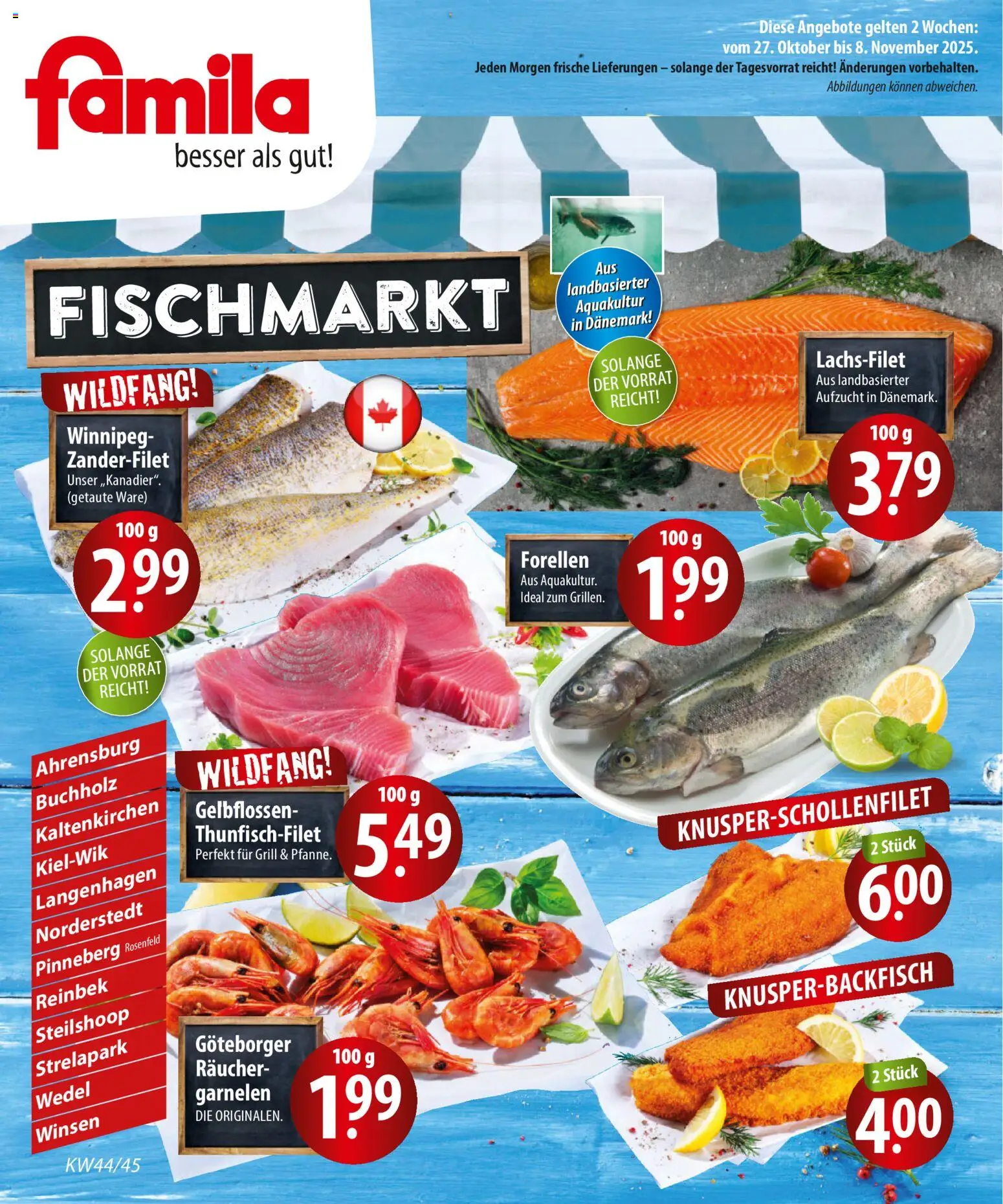 Famila Fischmarkt (vom 27.10.2025 - 08.11.2025)