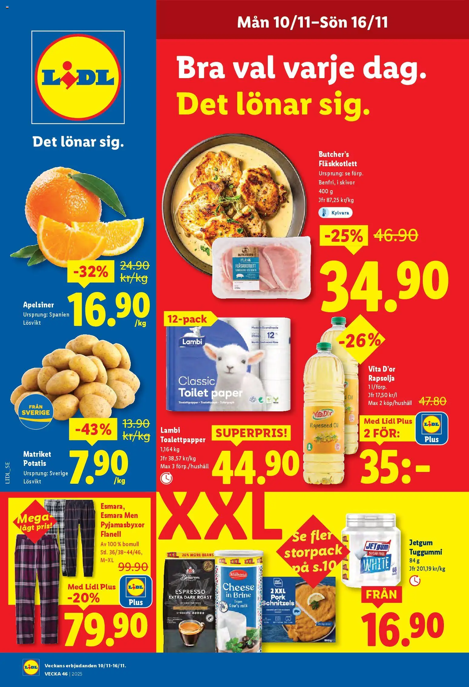 Förhandsgranska reklamblad Aktuella reklamblad Lidl från butik Lidl gäller från 10/11/2025