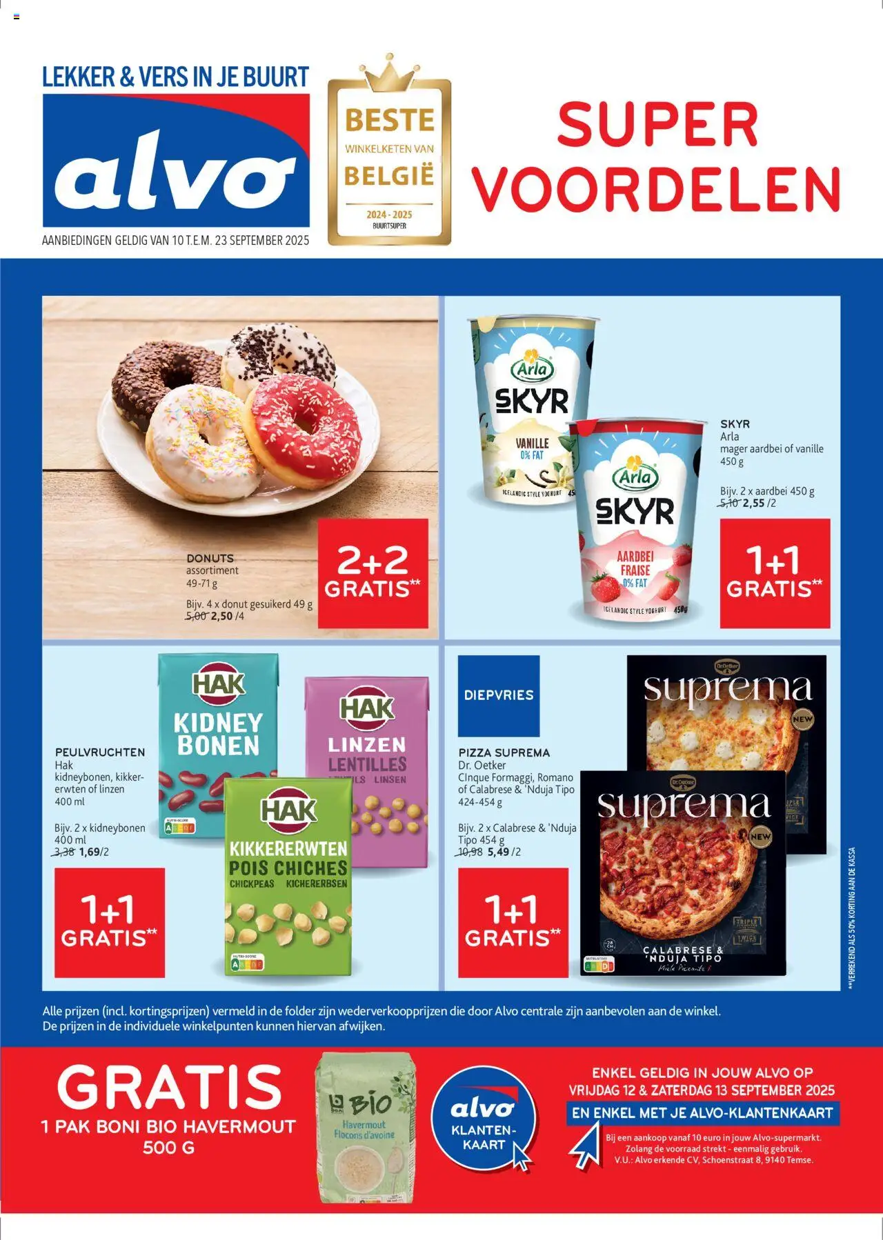 Alvo shop Folder geldig vanaf 10/09/2025 - Paginanummer 1