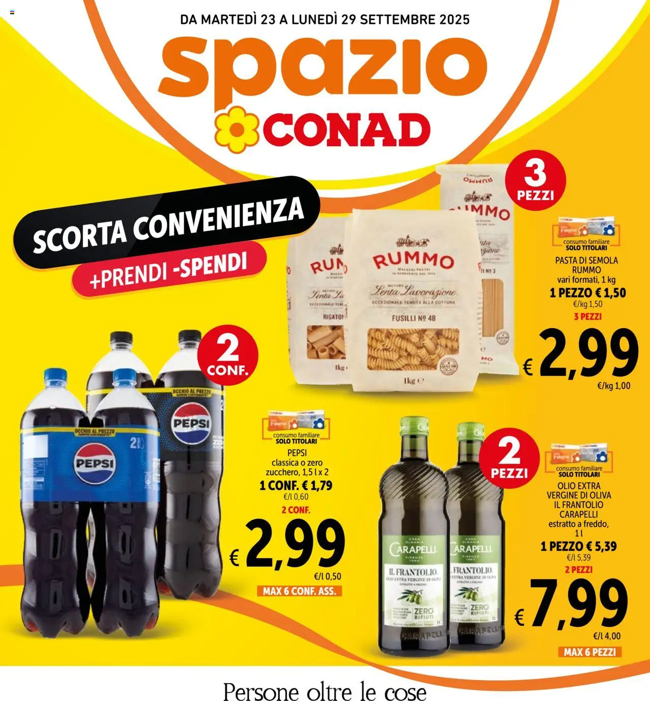 Volantino Spazio Conad valido da 23/09/2025 numero di pagina 1