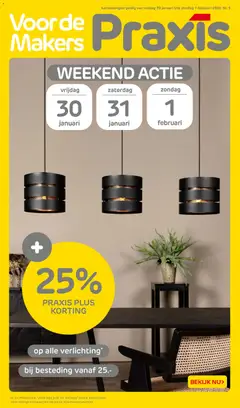 Voorbeeld van Weekend actie van winkel Praxis geldig vanaf 30-01-2026