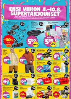 Kaupan Tokmanni Ensi viikon supertarjoukset esikatselu, voimassa 04/08/2025