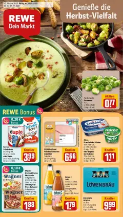 Vorschau von dem Prospekt des Geschäftes Rewe, gültig ab dem 19.10.2025