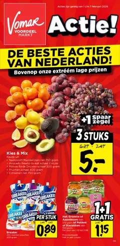 Voorbeeld van Folder van winkel Vomar geldig vanaf 01-02-2026