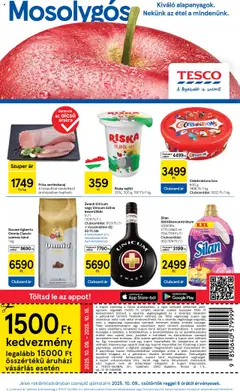 Tesco - Szupermarket akciós újság megtekintése, amely érvényes 2025.10.09.-től