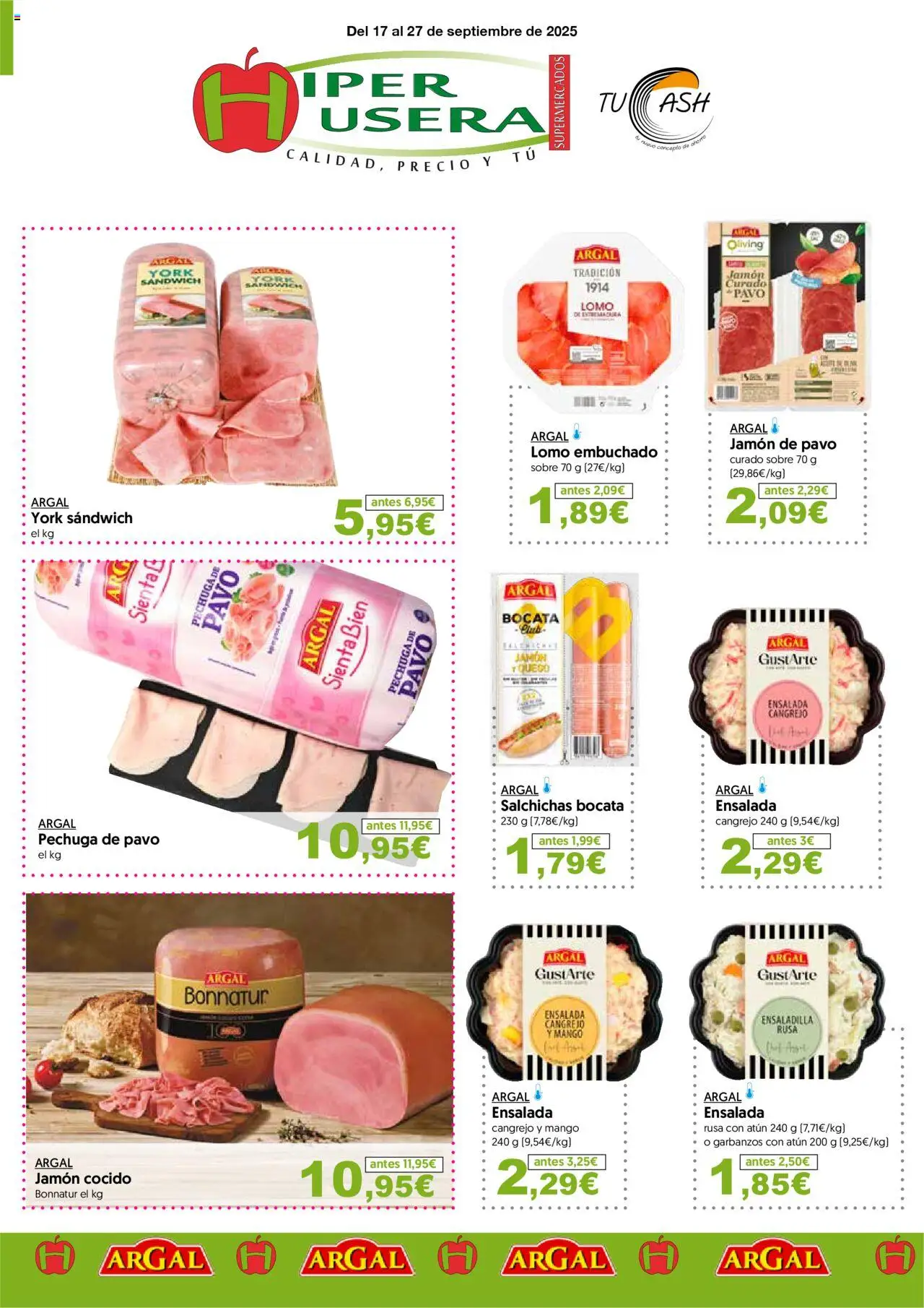 Hiper Usera Folleto > 17/09 - 27/09/2025 > Ofertas