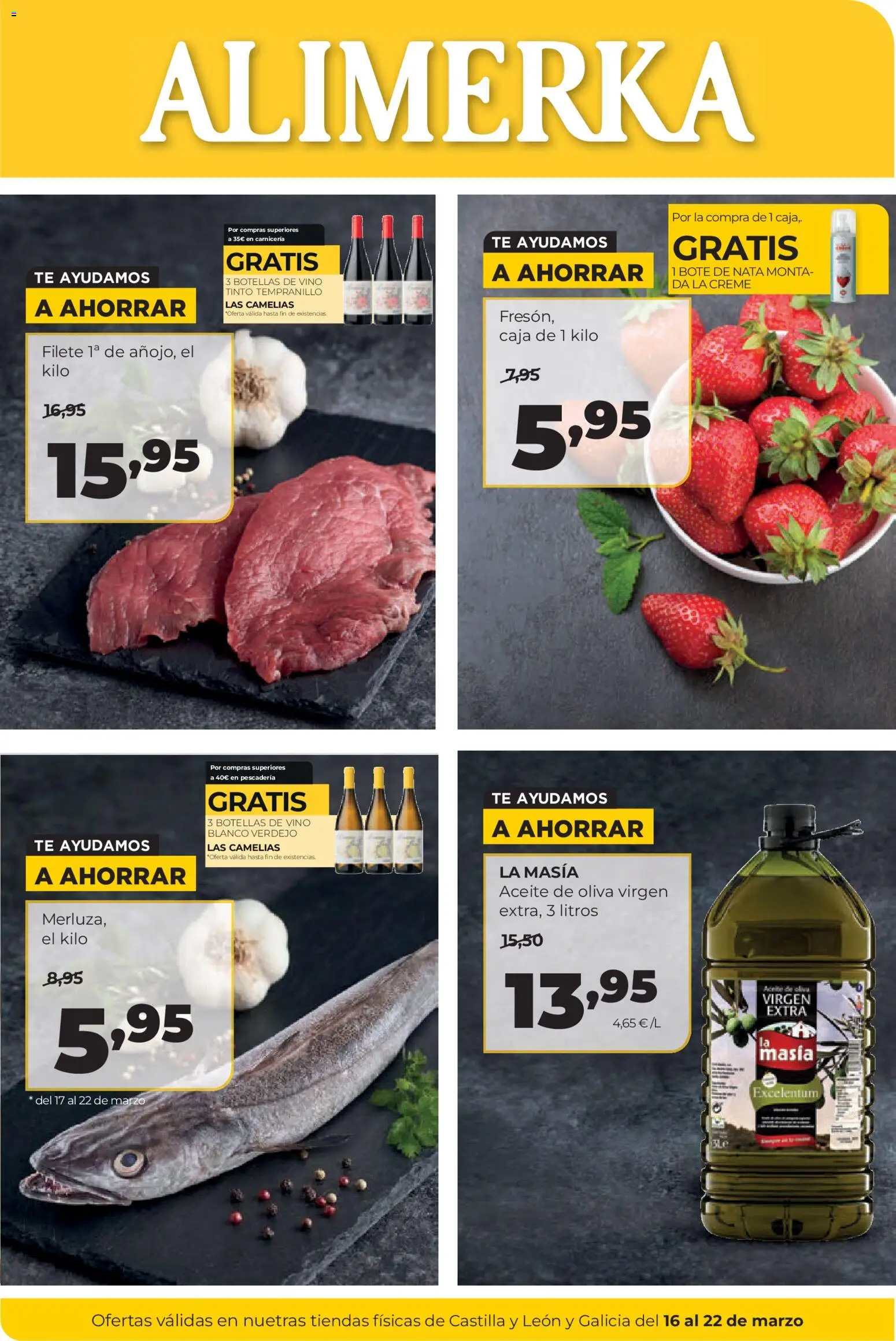 Vista previa del folleto de la tienda Alimerka válido desde el 16/03/2026 