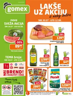 Pregled Gomex kataloga - važi od 30.07.2025
