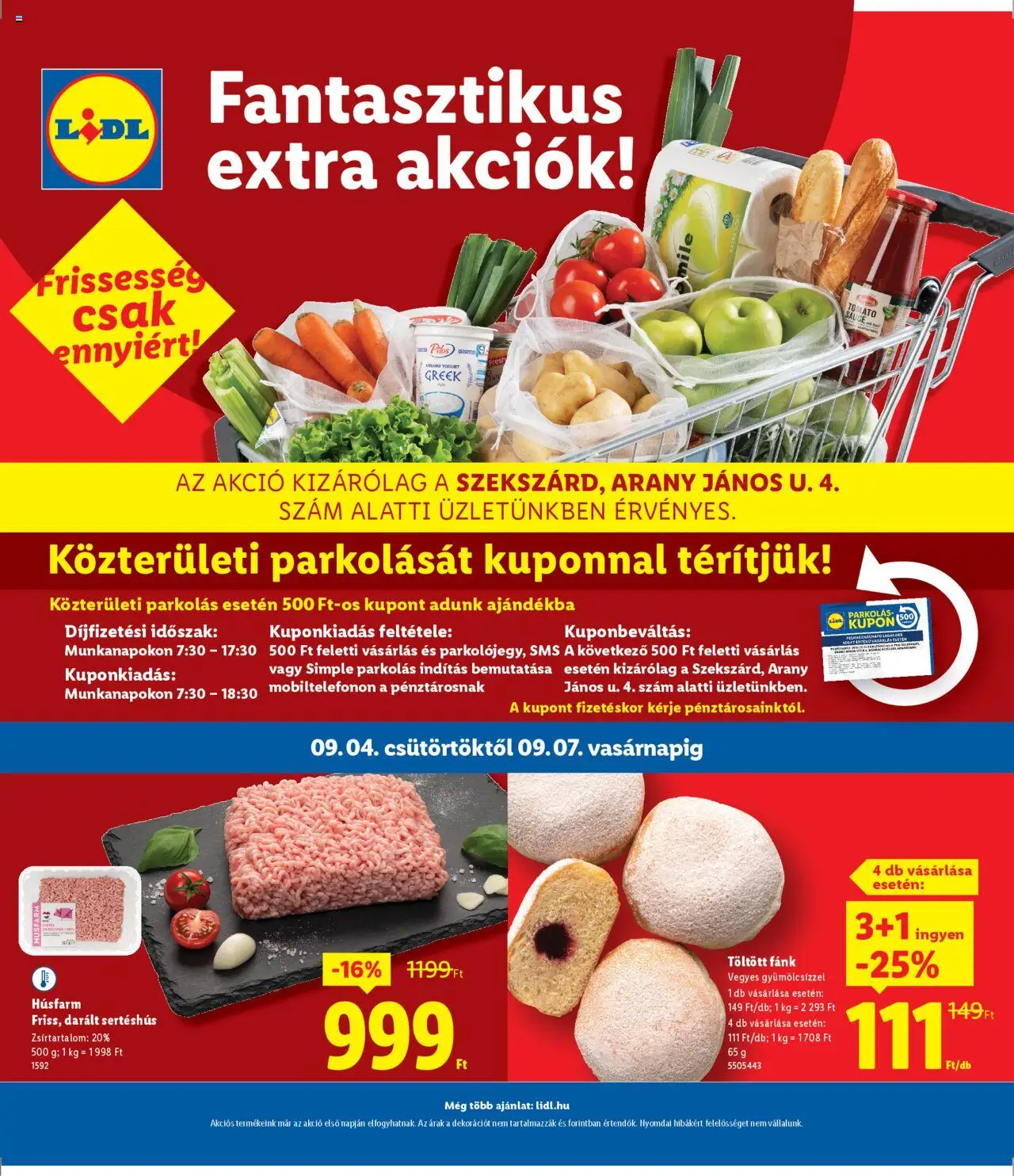 Lidl aktuális szórólap, érvényes 2025.09.04.-től - 1 oldal