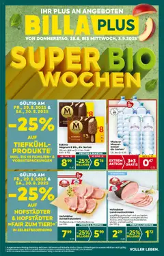 Vorschau der Angebote: Billa Plus Flugblatt gültig ab 28.08.2025