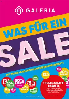 Vorschau von dem Prospekt des Geschäftes Galeria Karstadt Kaufhof, gültig ab dem 30.07.2025