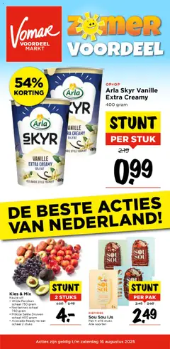 Voorbeeld van Folder van winkel Vomar geldig vanaf 14-08-2025