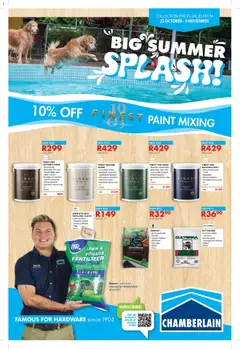 Preview of Chamberlain flyer valid from 23/10/2025