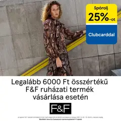 F&F - Akciós újság F&F megtekintése, amely érvényes 2025.10.09.-től