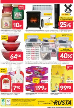 Förhandsgranska reklamblad Aktuella reklamblad Rusta från butik Rusta gäller från 10/11/2025 | Sida : 16
